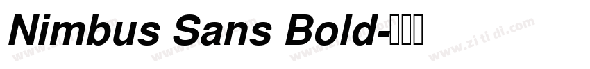 Nimbus Sans Bold字体转换 Nimbus Sans Bold字体转换